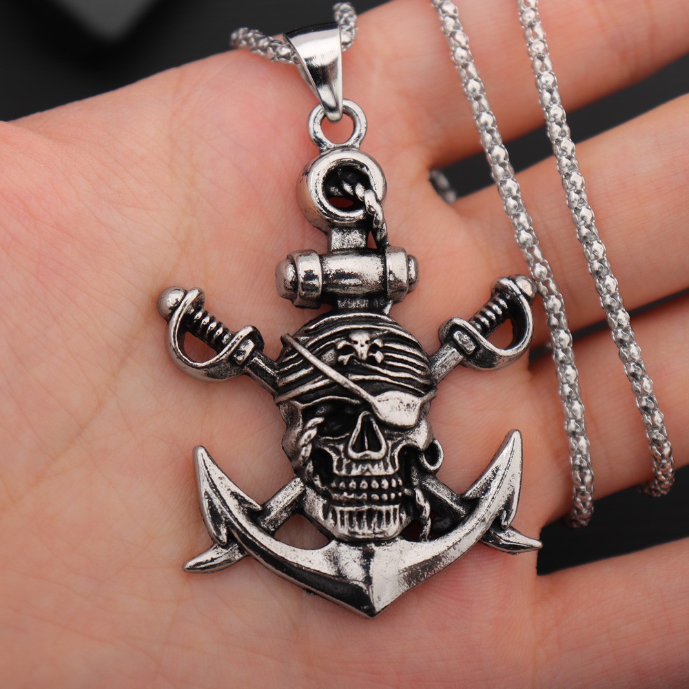 Battle Rope Anchor - Collar con colgante de acero de