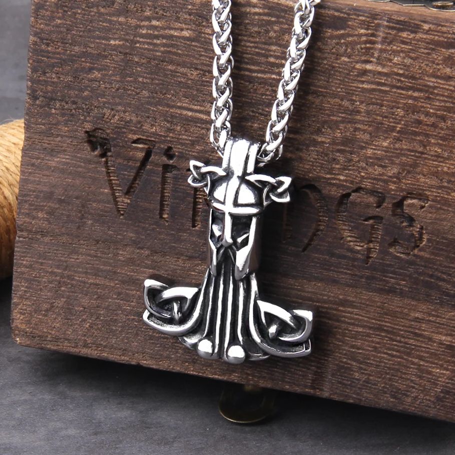 Battle Rope Anchor - Collar de amuleto de runas escandinavas