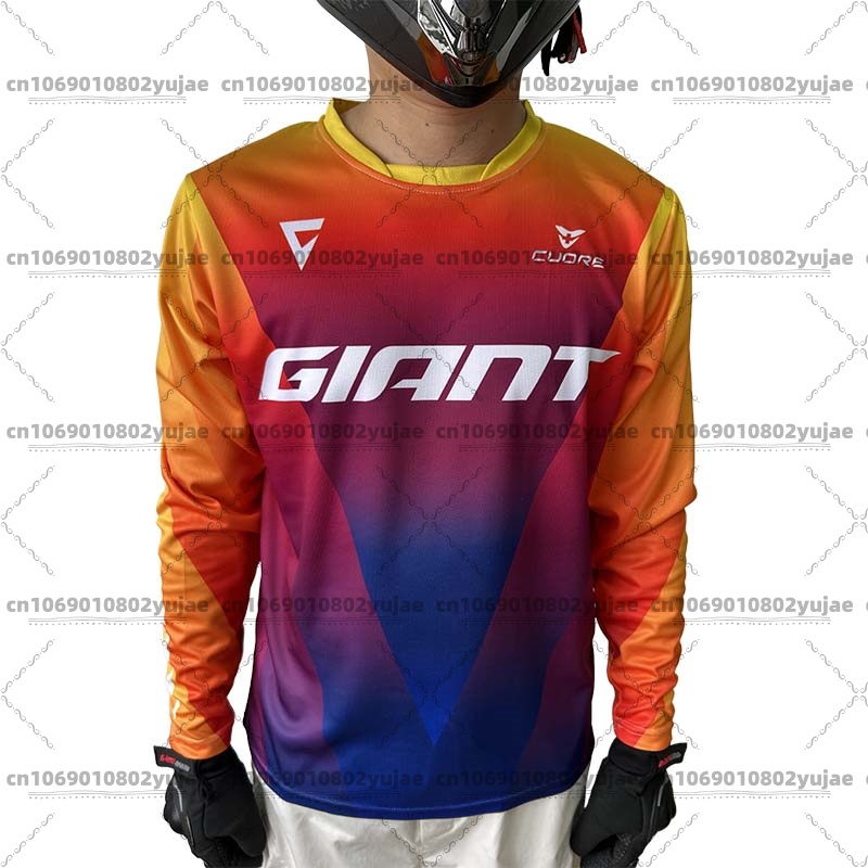 Crossfit Gear For Men - Camiseta de ciclismo gigante de manga