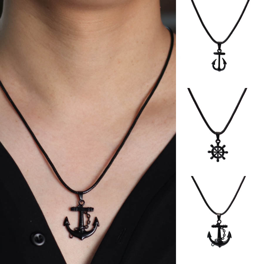 Collar con colgante de timón d - Battle Rope Anchor reseña y precio
