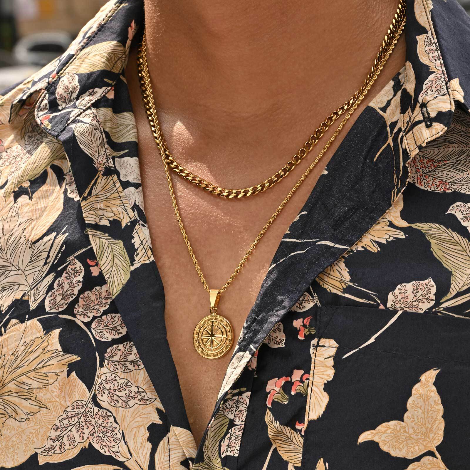 2 unids/set collar de brújula  - Battle Rope Anchor reseña y precio
