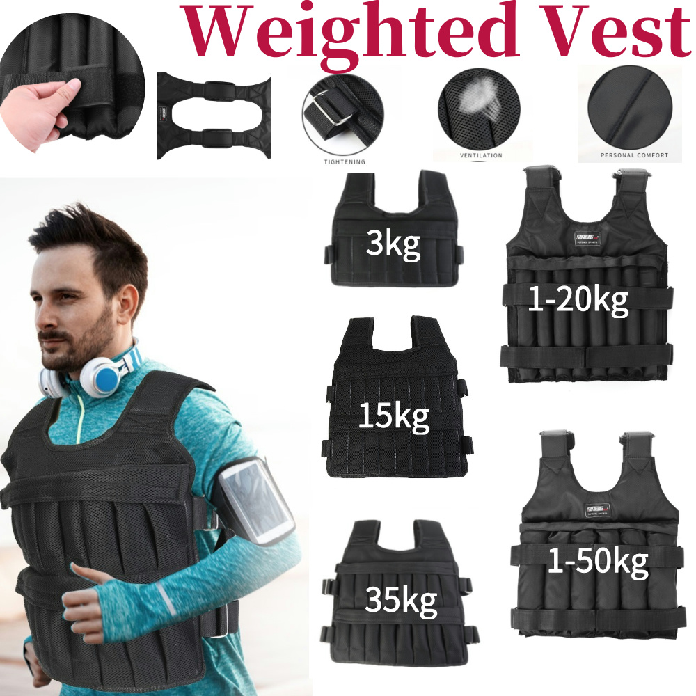 Chaleco de Peso Ajustable para - Crossfit Weight Vest reseña y precio