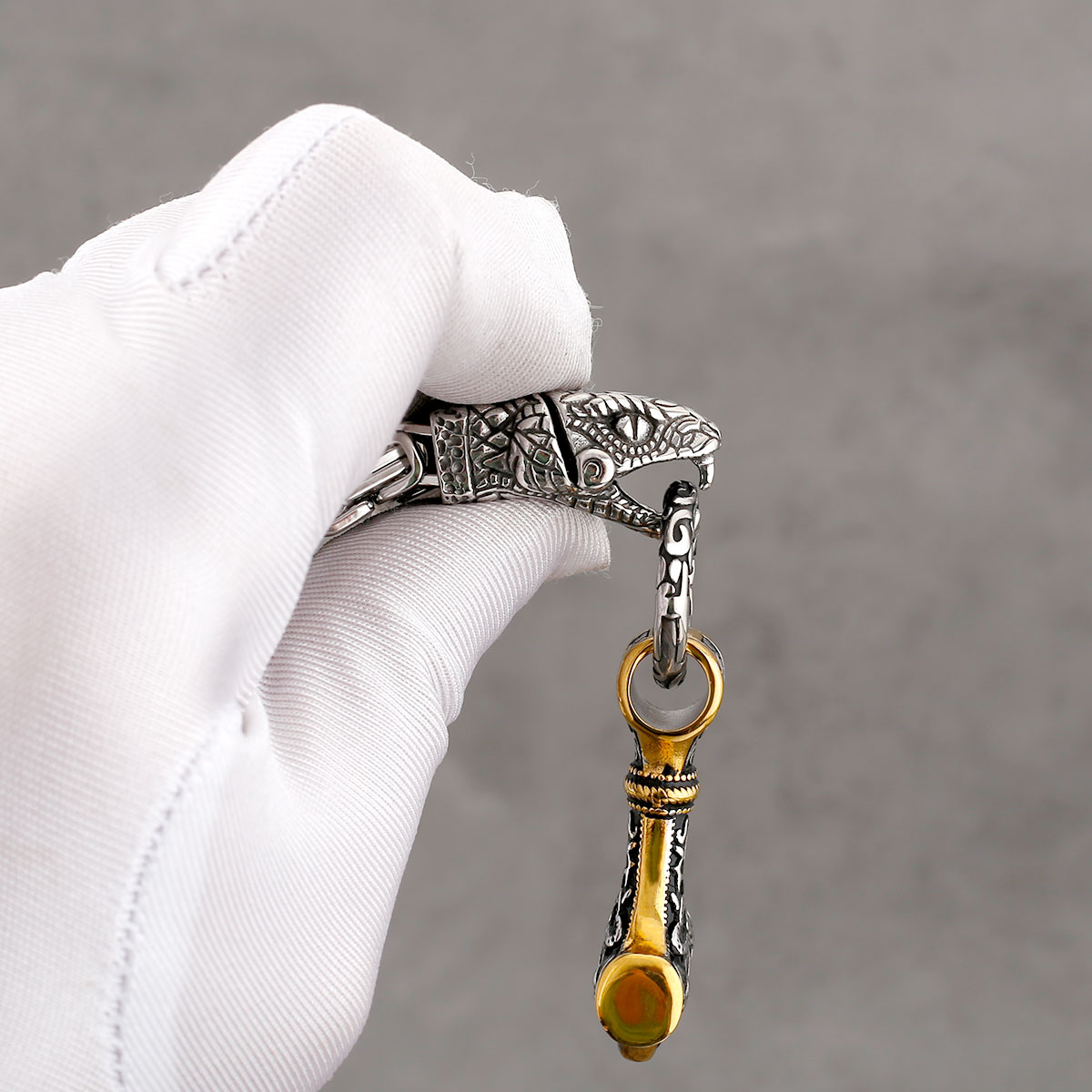 Collar nórdico con cabeza de s - Battle Rope Anchor reseña y precio