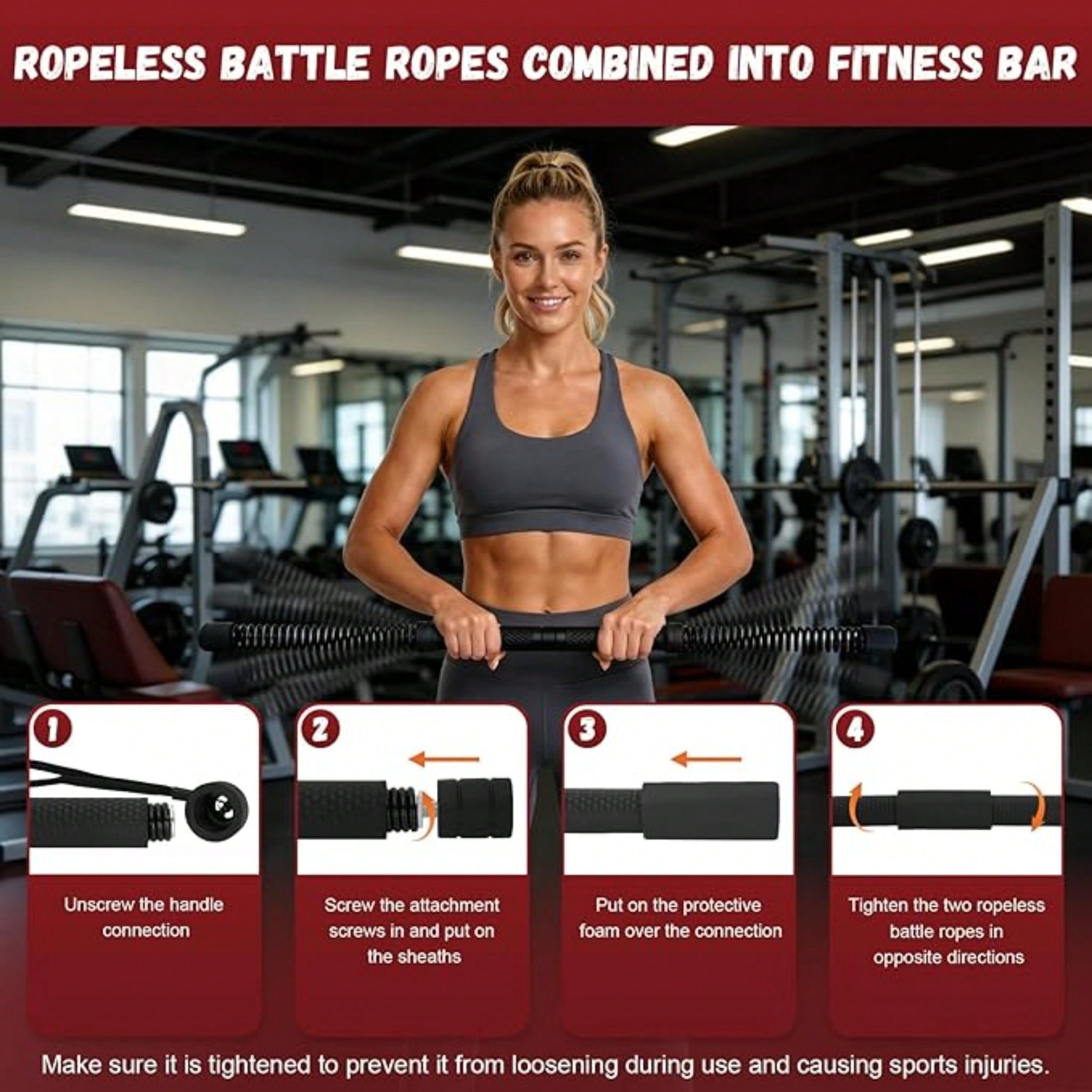 Barra de torsión inalámbrica 2 - Crossfit Training reseña y precio