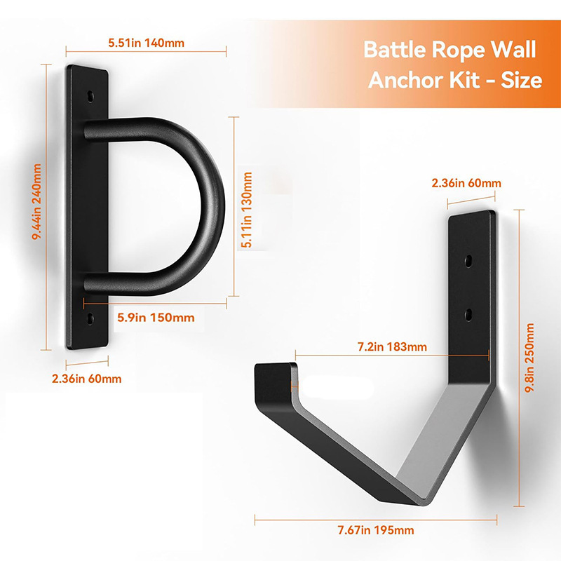 Kit de anclaje de pared con cu - Battle Rope Anchor reseña y precio