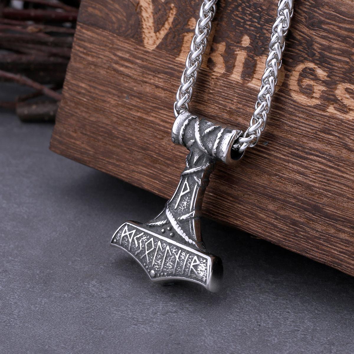 Collar Vintage de vikingos nór - Battle Rope Anchor reseña y precio